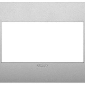 Placca Tecnopolimero 4M Silver Matt